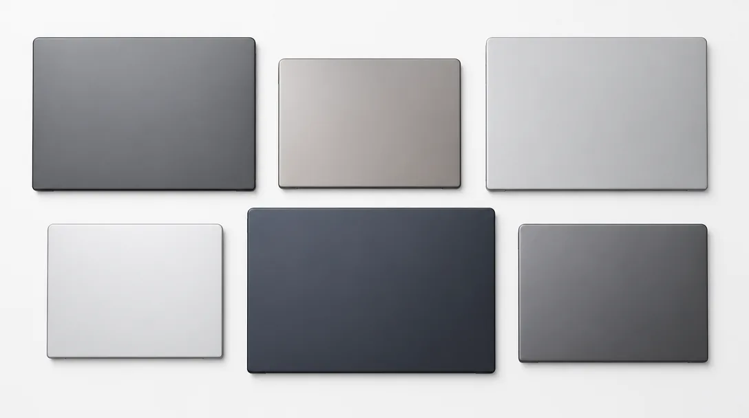 Jämförelse av bästa studentlaptops 2026 på ett ljust skrivbord