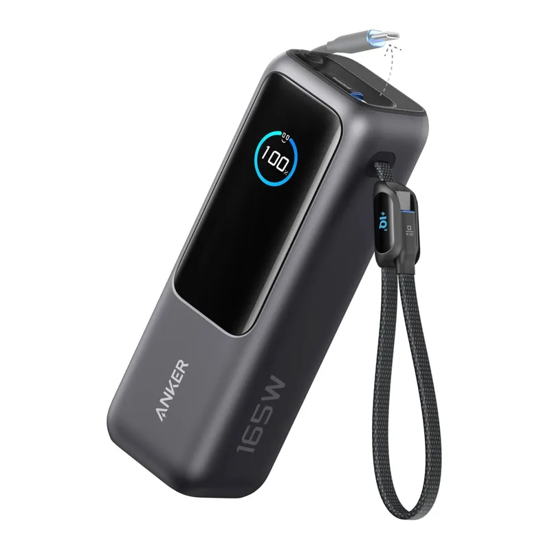 Anker Powerbank 165 W 25000 mAh med kablar